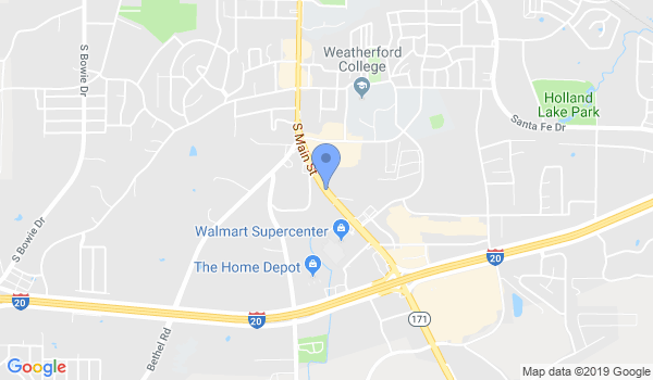 Weatherford Aikido Club / Peaceful Storm Dojo location Map