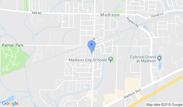 Webster Martial Arts Academy of Madison location Map
