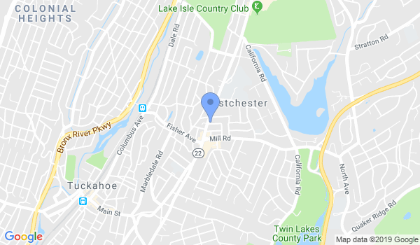 Weschester Martial Arts Academy location Map