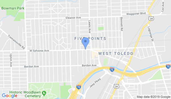 West Toledo Karate location Map