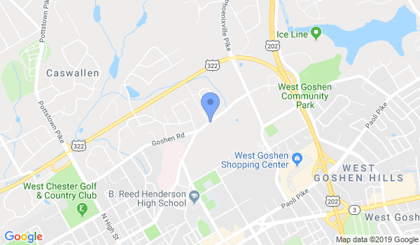 West Chester Personal Training and MMA location Map