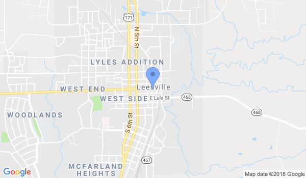 West Louisiana Jujutsu Training Academy location Map