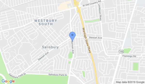 Westbury Karate & Self Defense location Map