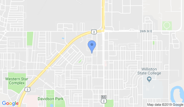 Williston Taekwondo/Judo Acad location Map