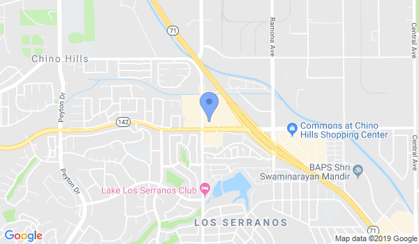 Z Ultimate Self Defense Studios Chino Hills location Map