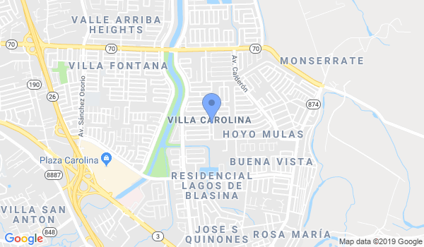 academia de artes marciales de carolina location Map