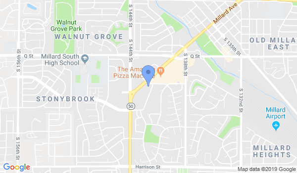 Omaha Blue Waves Martial Arts and Fitness location Map