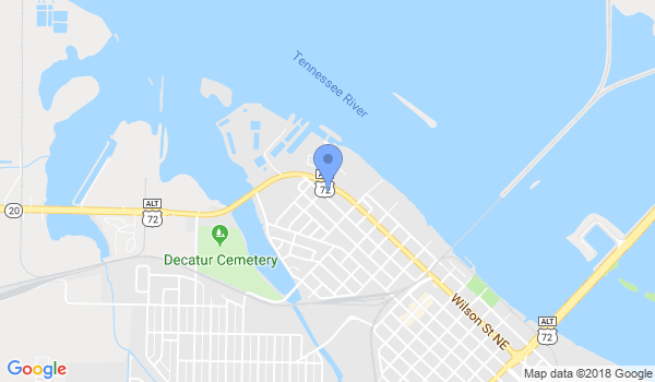 Decatur Judo Club location Map