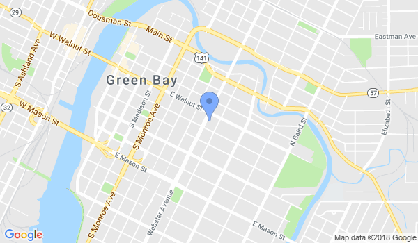 Green Bay Aikikai location Map