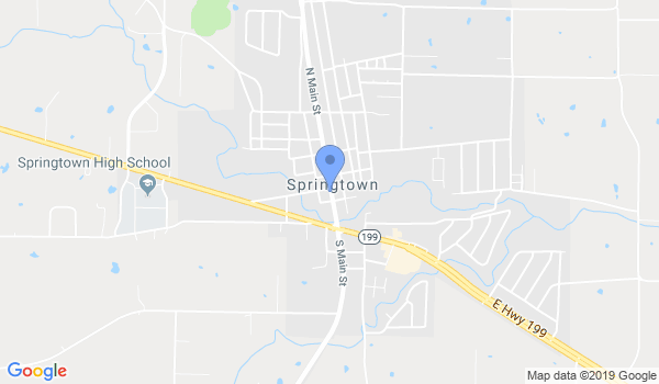 Springtown Karate Academy location Map