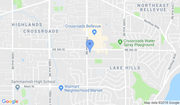 USTA Martial Arts-Bellevue location Map