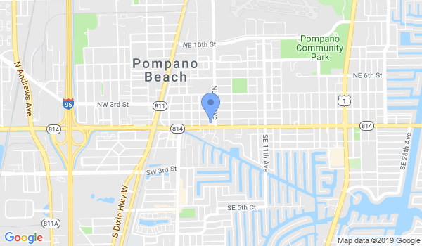 ATA Karate of Pompano Beach location Map