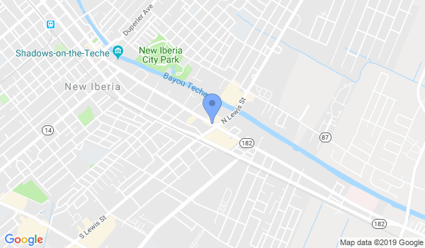 Acadiana Karate Institute location Map