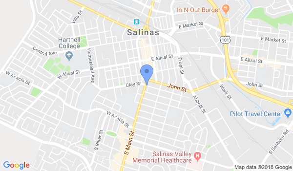 Aikido Association of Salinas location Map