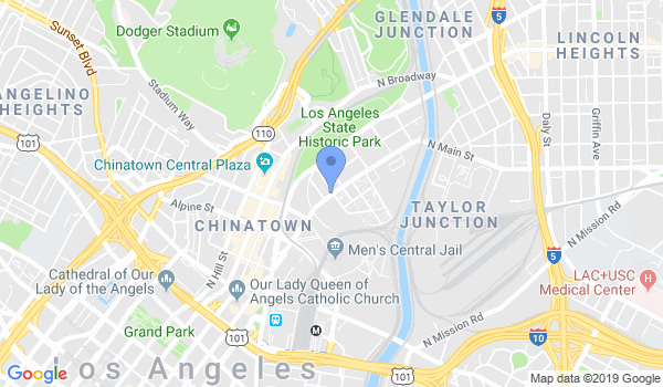 Aikido Center of Los Angeles location Map