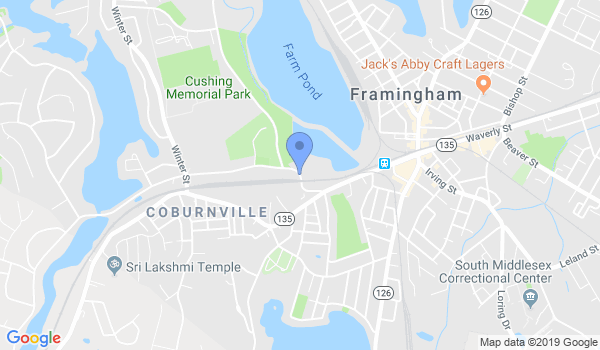 Aikido-Framingham Aikikai location Map