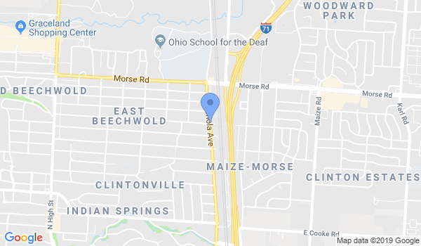 Aikido School of Central Ohio location Map