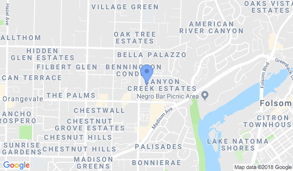 Aikido Yoshinkan Sacramento location Map