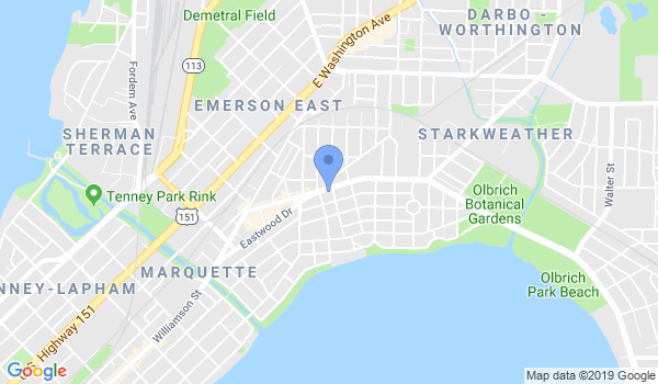 Aikido of Madison location Map