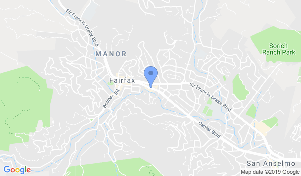 Aikido of Marin location Map