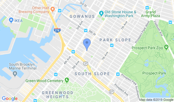 Aikido of Park Slope location Map