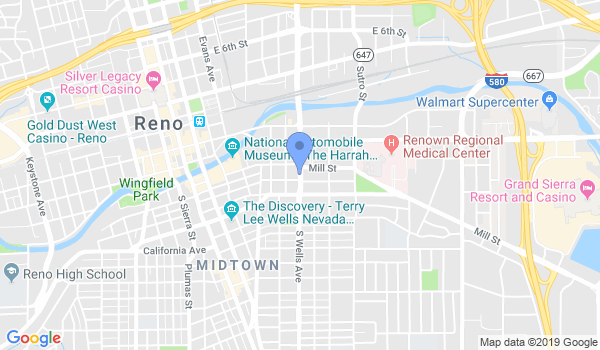 Aikido of Reno location Map