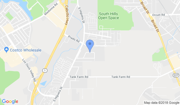 Aikido of San Luis Obispo location Map