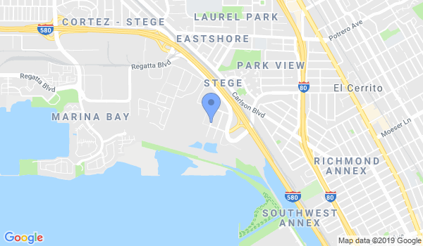 Aikido of Berkeley location Map