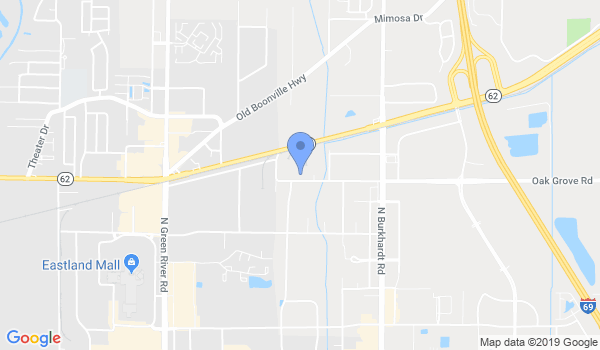 Aikido of Evansville location Map