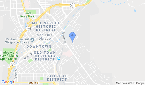 Aikido Adults at SLO Coastal Adult School location Map