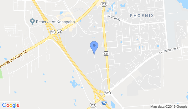 Aikido of Gainesville location Map