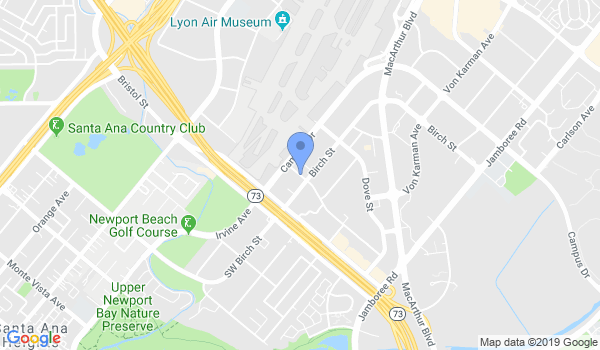 Aikido Newport Beach Aikikai location Map