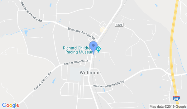 Alamance Karate Studio location Map
