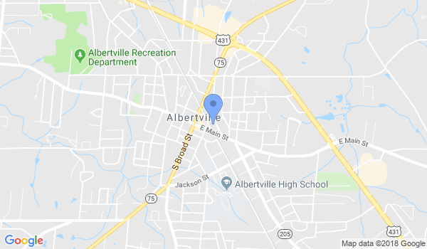 Albertville Karate Academy location Map