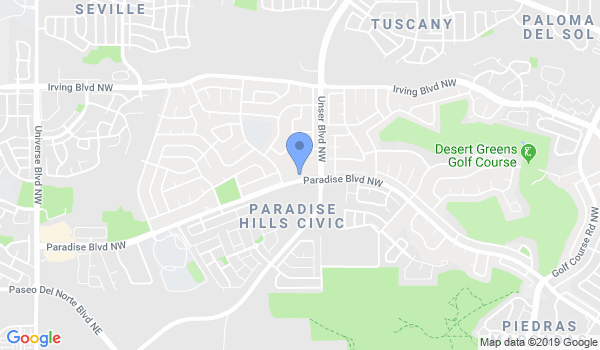 Albuquerque Tae-Kwon-DO location Map