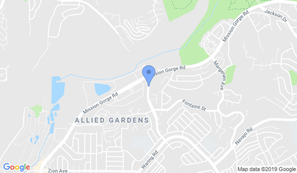 Allied Gardens Tang Soo DO location Map