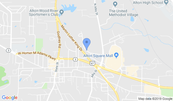 Alton Martial Arts Nautilus Branch location Map