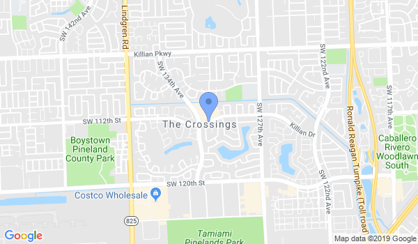 American Karate Institute location Map