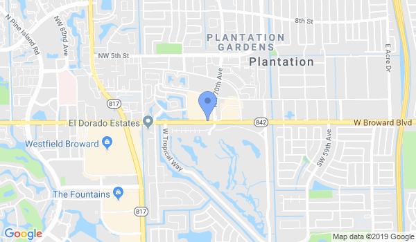 University Karate Center location Map