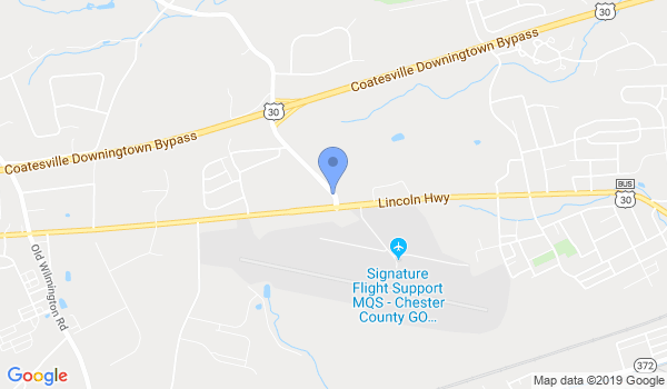 AmKor Karate Institutes of Coatesville location Map