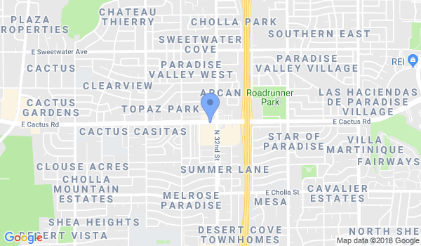 Arizona Budokan location Map