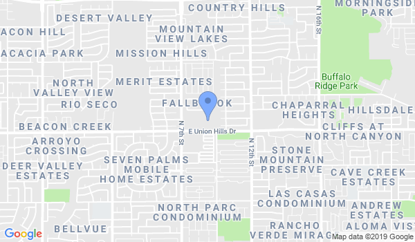 Arizona Family Karate Academy location Map