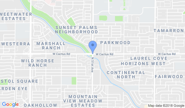 Arizona Martial Arts Academy location Map