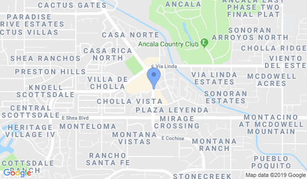 Arizona Taekwondo Ctr location Map