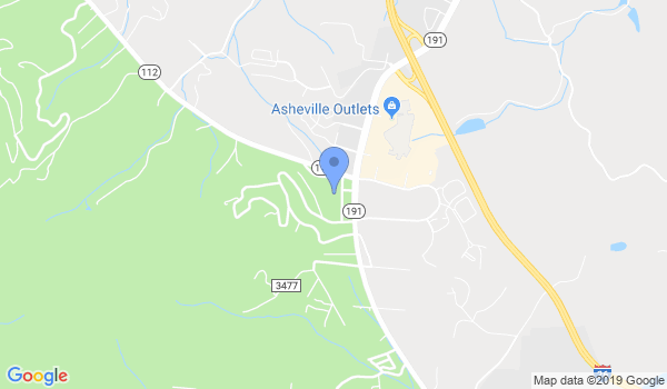 Asheville Academy of Taekwondo location Map