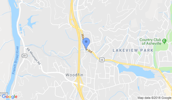 Asheville Ata Black Belt location Map