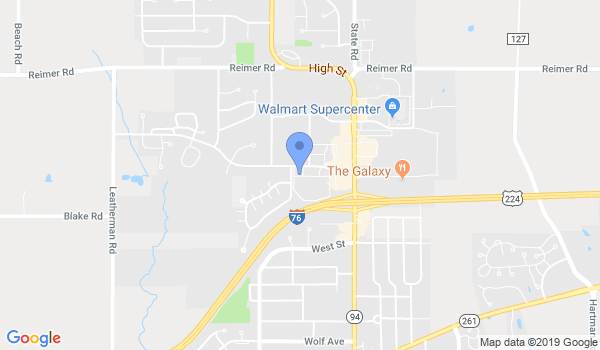 Asian Sun Martial Arts Karate of Wadsworth location Map