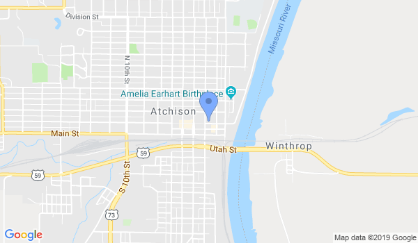 The Atchison Karate and Jiu-Jitsu Club location Map