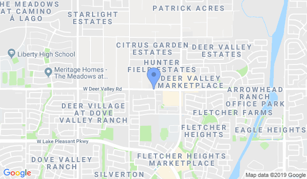 Atkinson's Martial Arts location Map