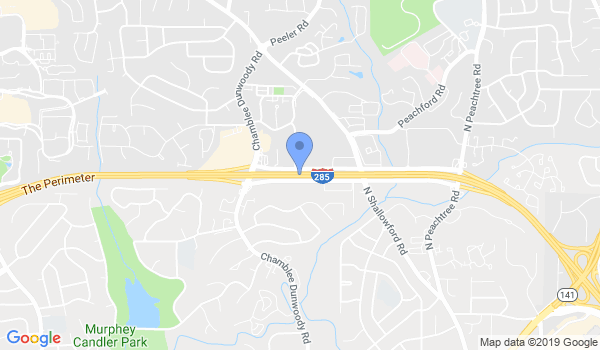 Atlanta Bujinkan Dojo location Map